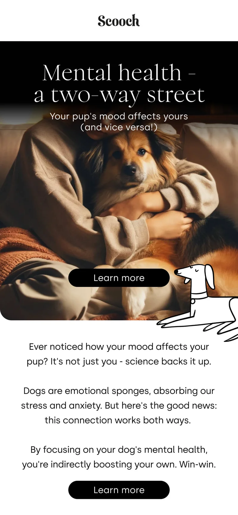 Your pup's mood affects yours (and vice versa!) - Learn more
