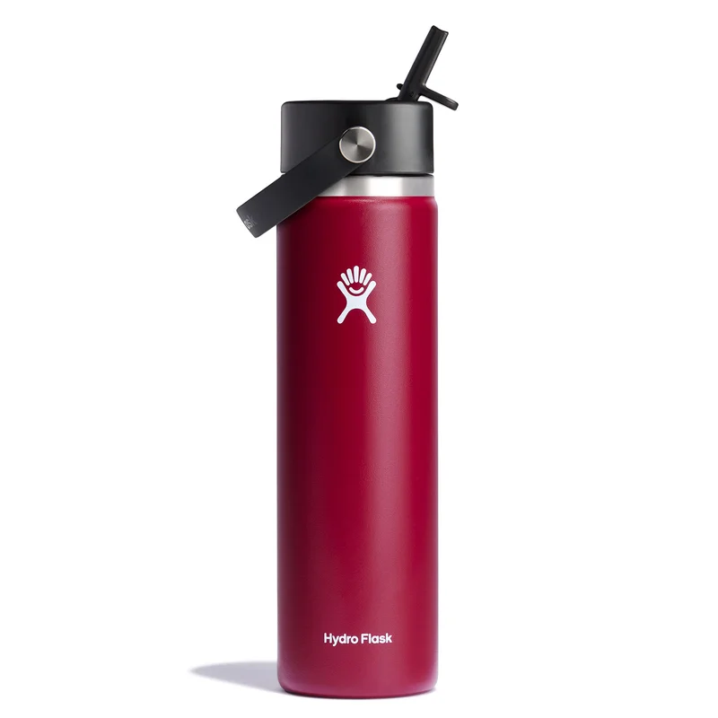 Image of 24 oz Wide Mouth with Flex Straw Cap