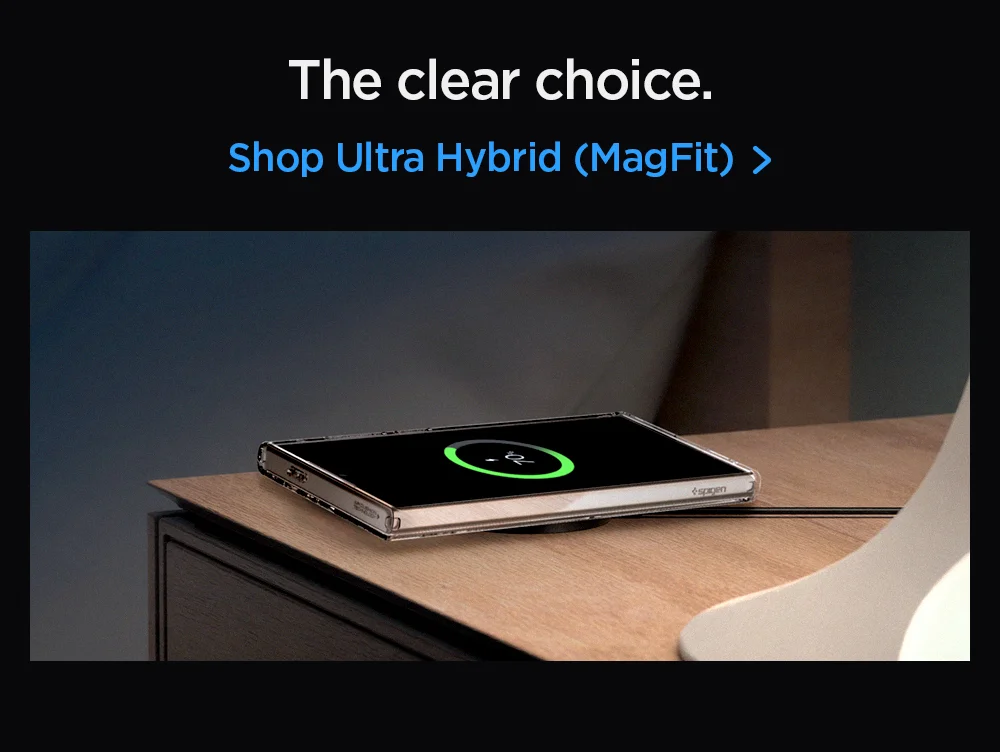 The clear choice. Shop Ultra Hybrid MagFit for MagSafe compatible accessories.