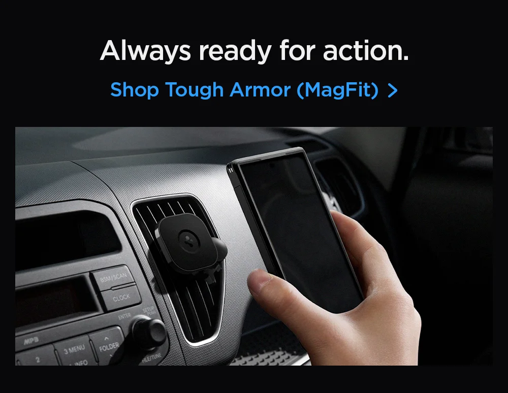 Always ready for action. Shop Tough Armor MagFit for MagSafe compatible accessories.