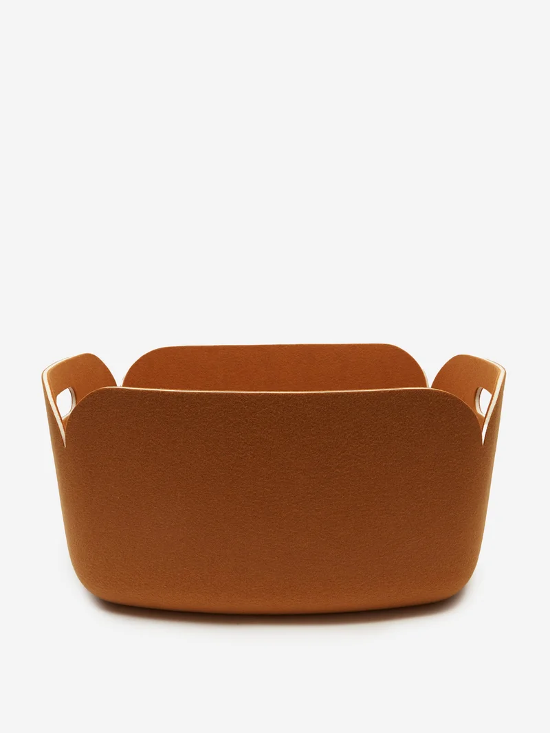 Image of Muuto Restore Storage Basket by Mika Tolvanen - Burnt Orange