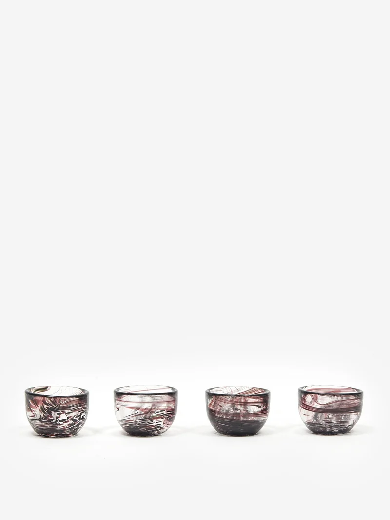 Image of ferm LIVING Tinta Egg Cups - Set of 4 - Deep Brown