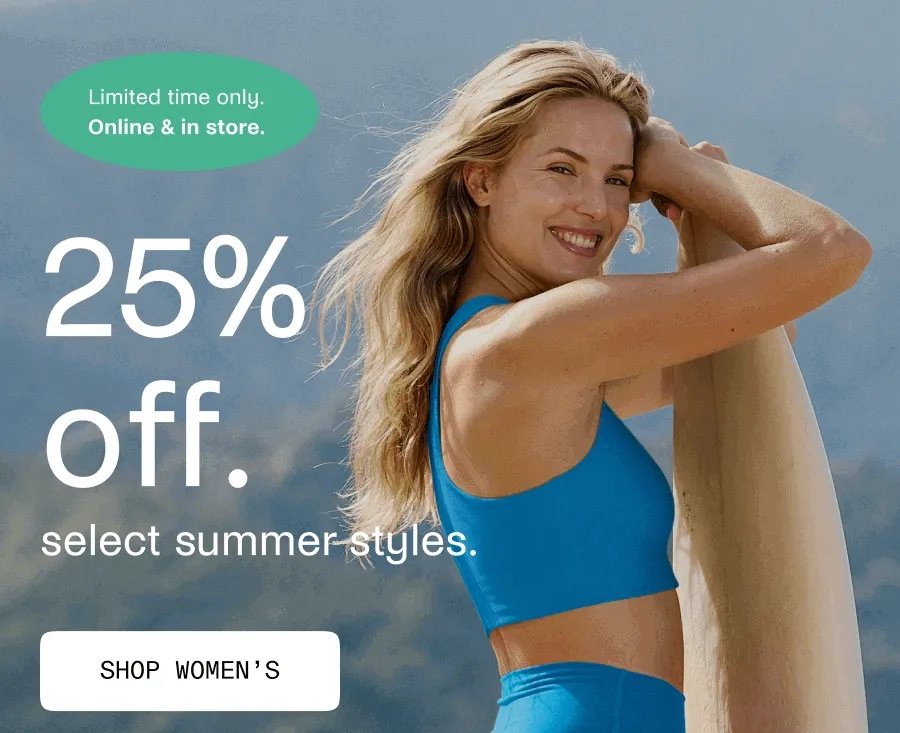 25% Off Select Summer Styles
