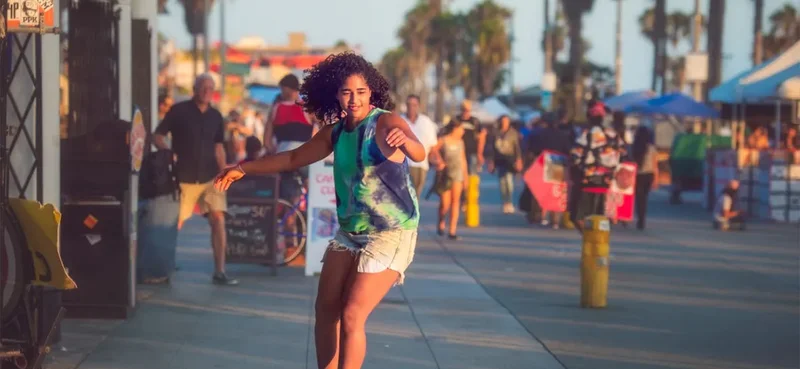 Venice's Boardwalk, Los Angeles.