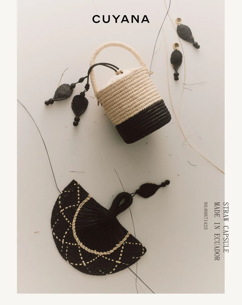 Cuyana Straw Capsule Made In Ecuador