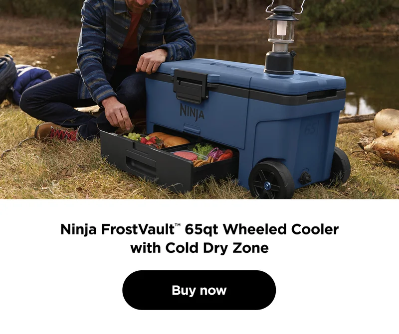 Ninja FrostVault™ 65qt Wheeled Cooler with Dry Zone