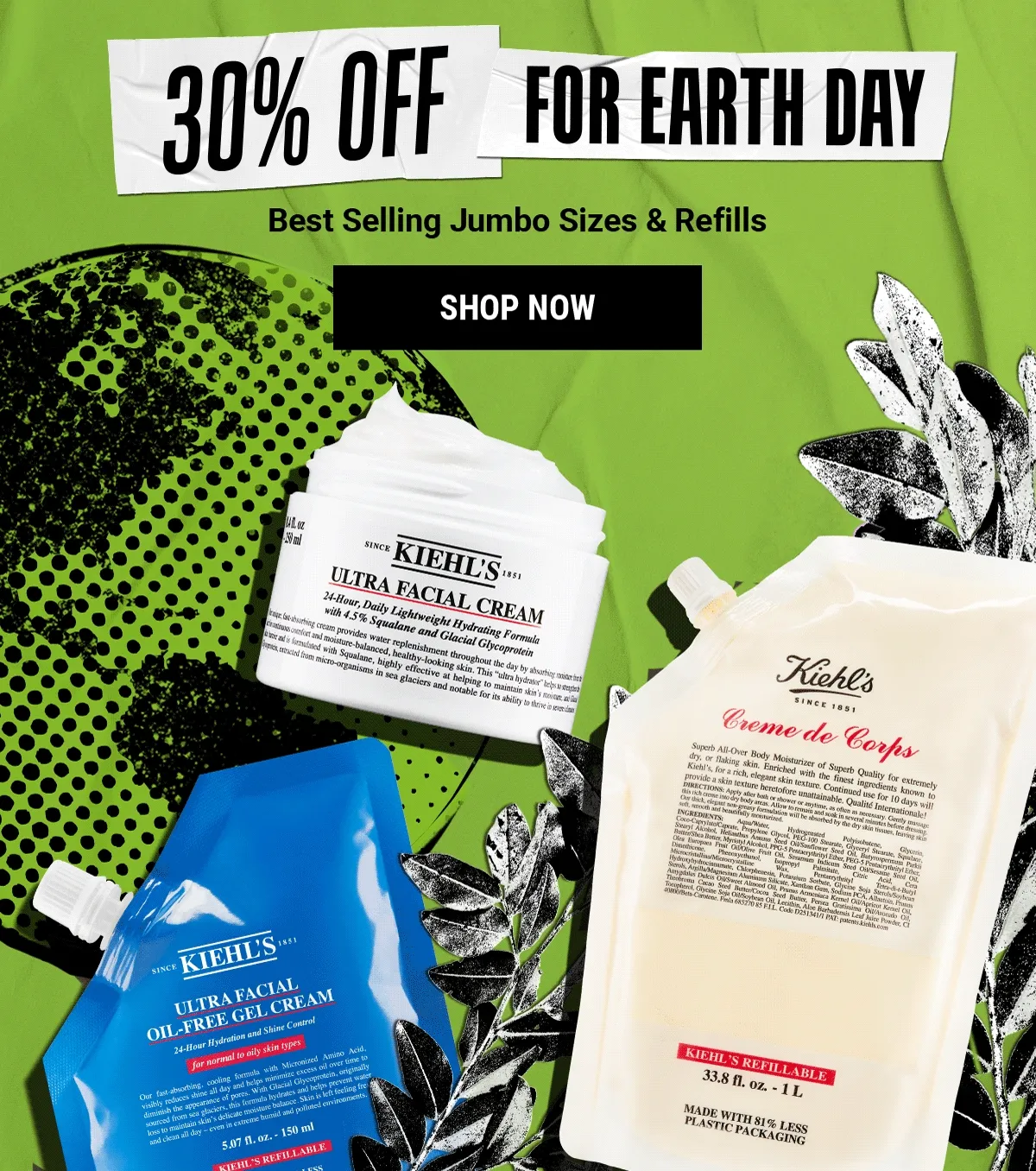 30% Off For Earth Day