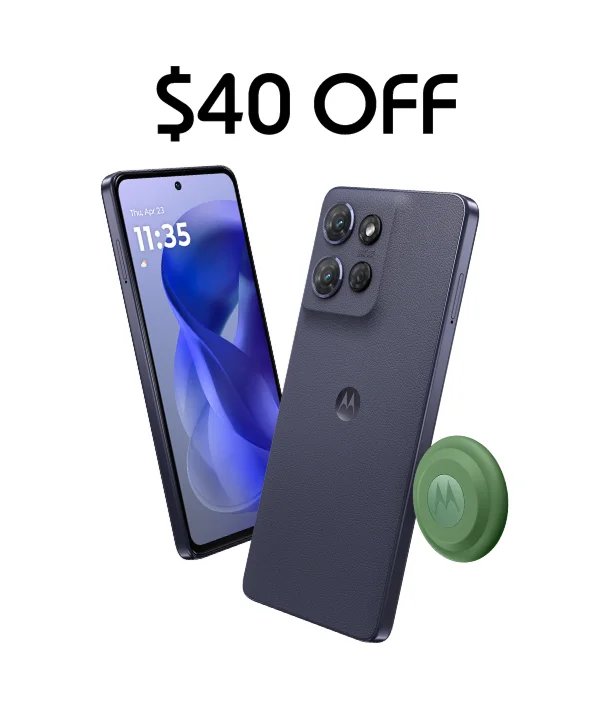 $40 off moto g power- 2025 and free moto tag