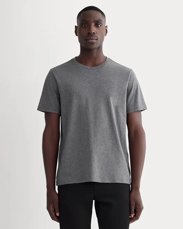 Image | The Essential Organic Crew | Heathered Charcoal