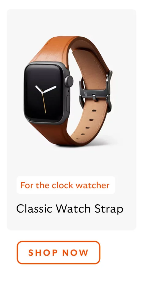 Classic Watch Strap – Terracotta *For the clock watcher