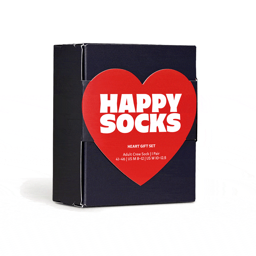 1-Pack Heart Sock Gift Set