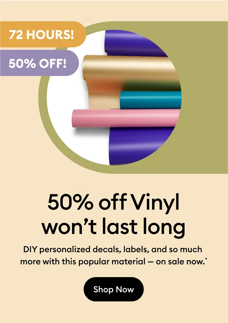 50 off Vinyl.