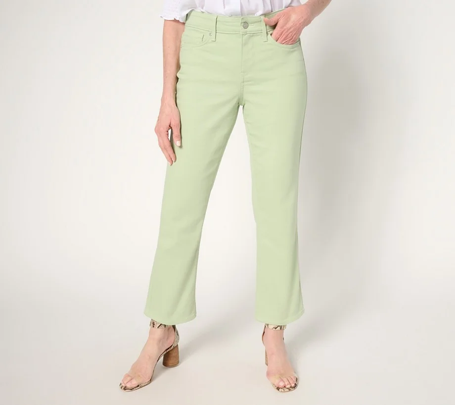 NYDJ Ellison Petite Straight Leg Ankle Jean with Cool Embrace
