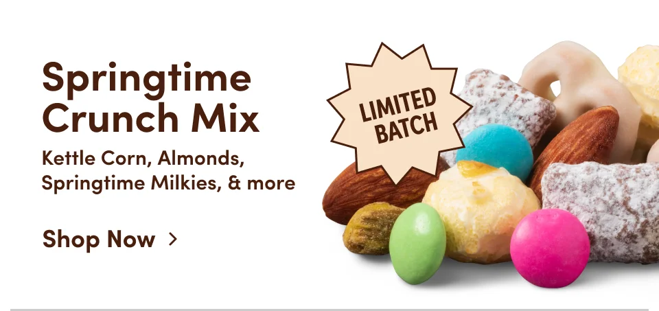 Springtime Crunch Mix | Kettle corn, Almonds, Springtime Milkies, & more; Shop now