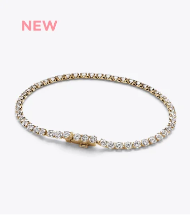 Pandora Era 14k Gold Lab-grown Diamond Tennis Bracelet