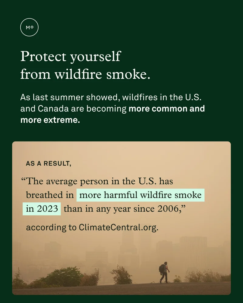 Protect yourself from wildfire smoke