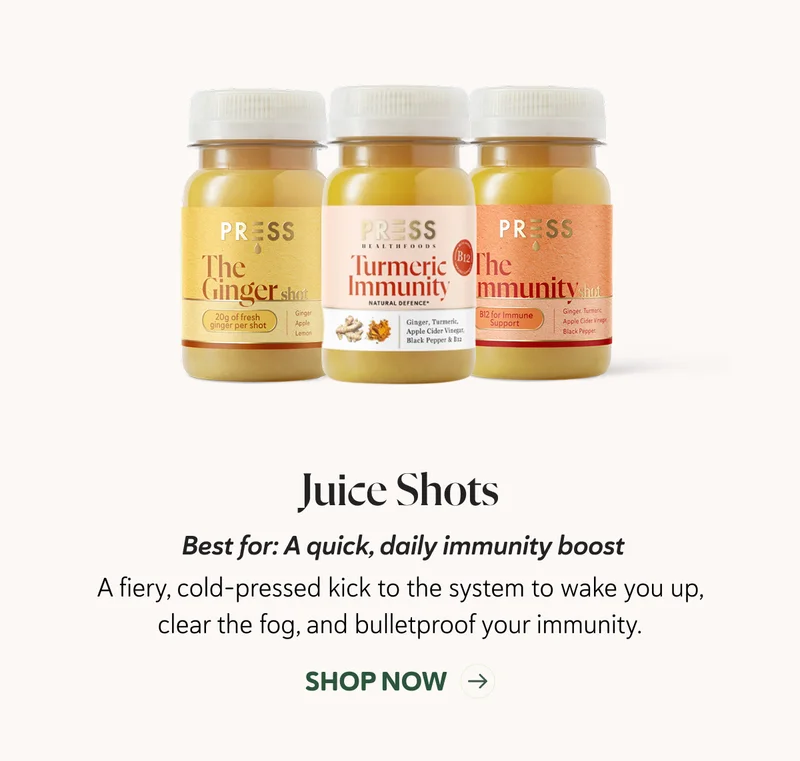 Juice shots: Best for a quick, daily immunity boost