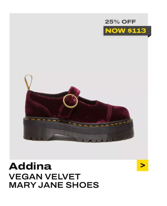 Addina Vegan Velvet Mary Jane Shoes