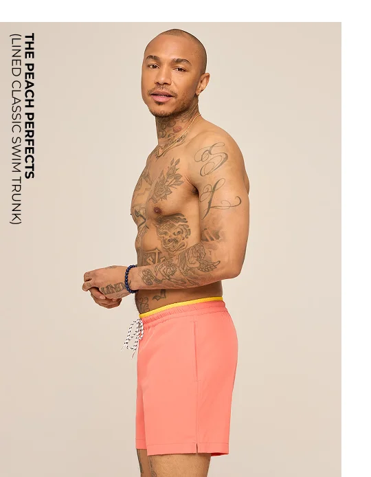 Lined Classic Swim Trunk: The Peach Perfects