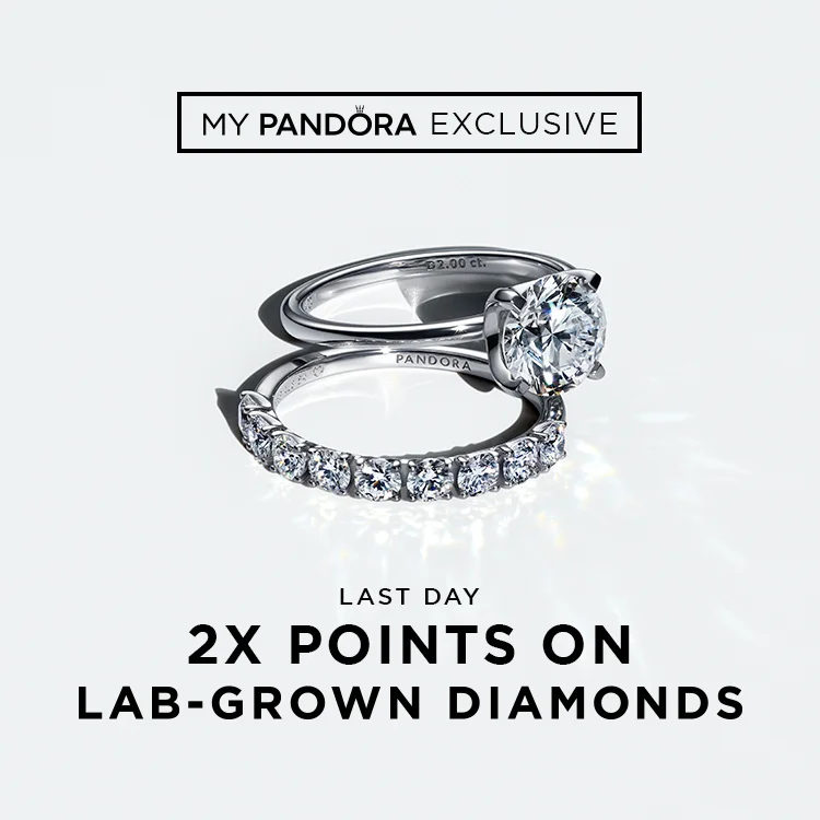 2x points on Pandora Lab-Grown Diamonds 2x points on Pandora Lab-Grown Diamonds