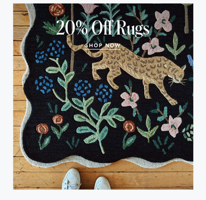 20% Off Rugs