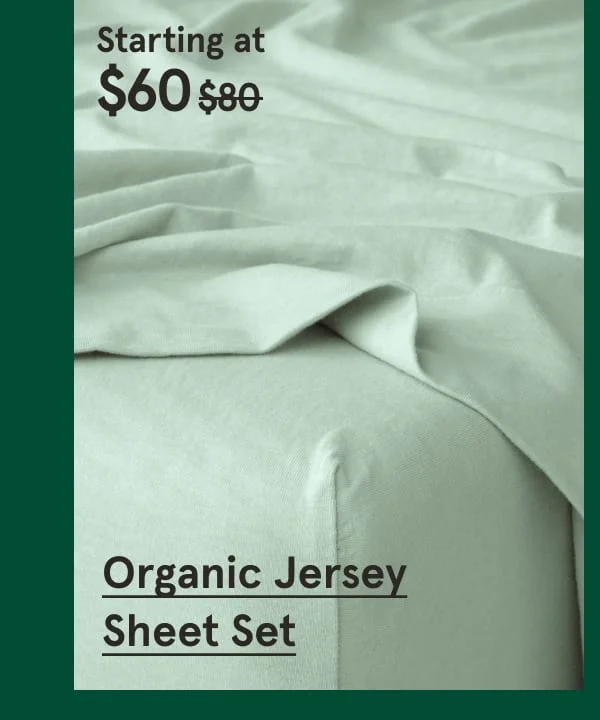 Organic Jersey Sheet Set