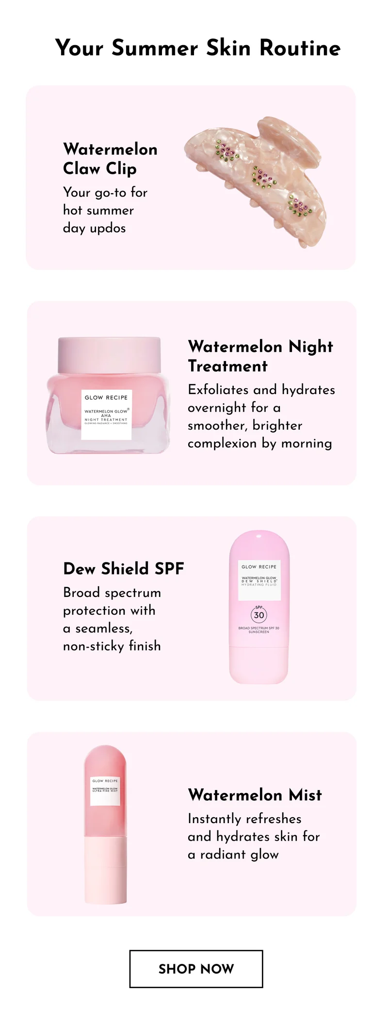 Free Summer-Ready Skin Kit with orders $125+
