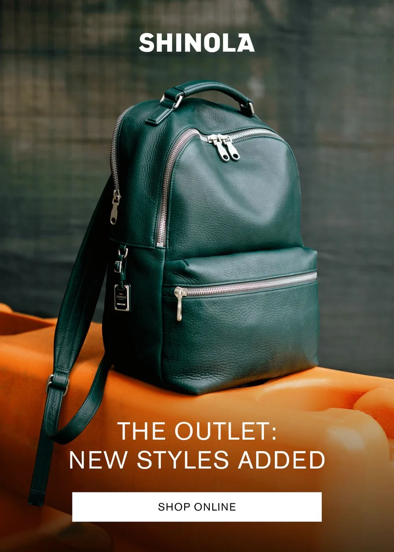 SHINOLA | THE OUTLET: NEW STYLES ADDED | SHOP ONLINE