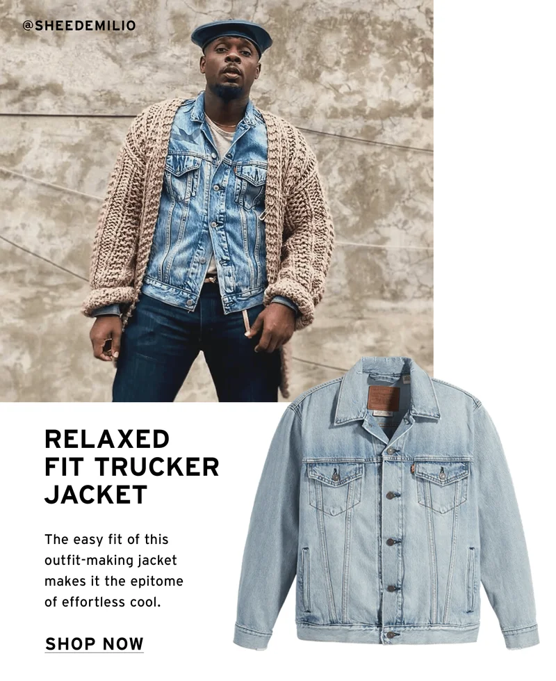 RELAXED FIT TRUCKER JACKET