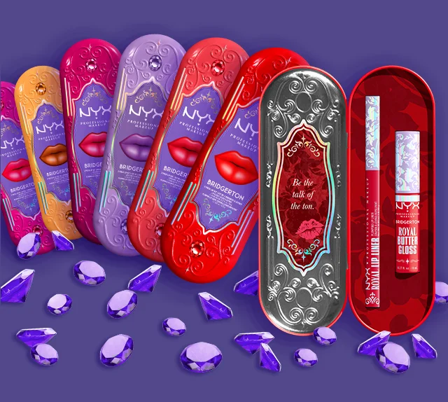 BRIDGERTON ROYAL TREASURES 2-PIECE LIP KITS.