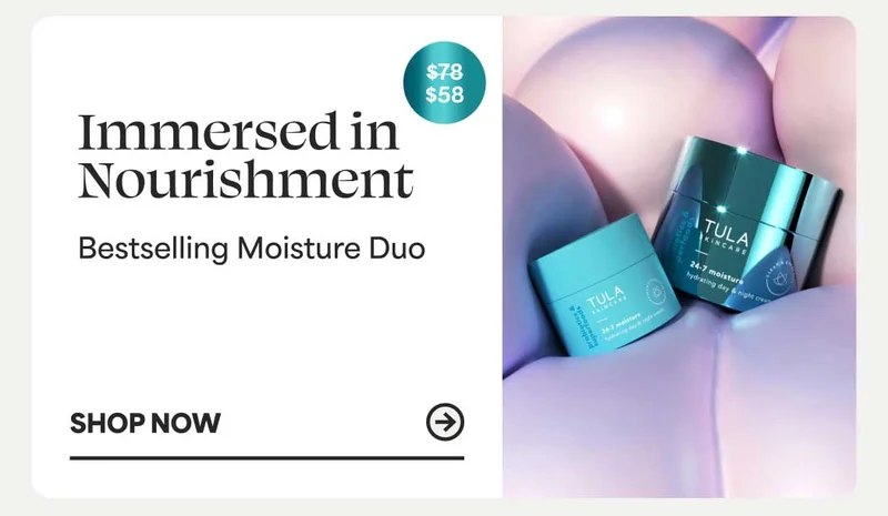 Immersed in Nourishment  bestselling moisture duo (SRP: $58, VALUE: $78 (26% savings) -- Shop Now