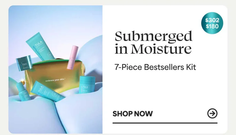 Submerged in Moisture 7-piece bestsellers kit  (SRP: $180, VALUE: $302 (40% savings) -- Shop Now