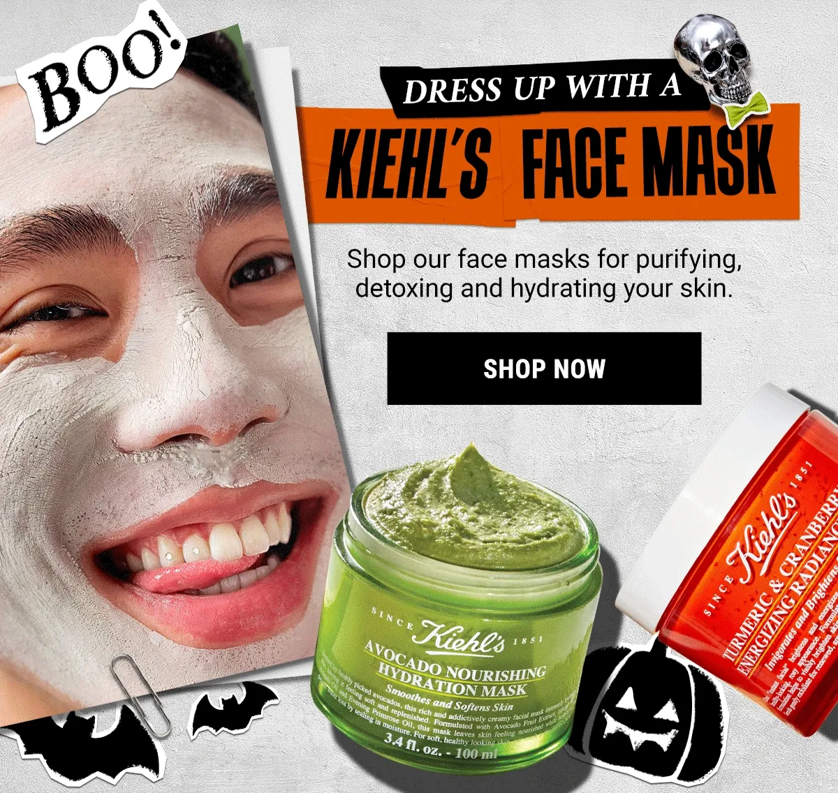 Dress Up With A Kiehls Face Mask