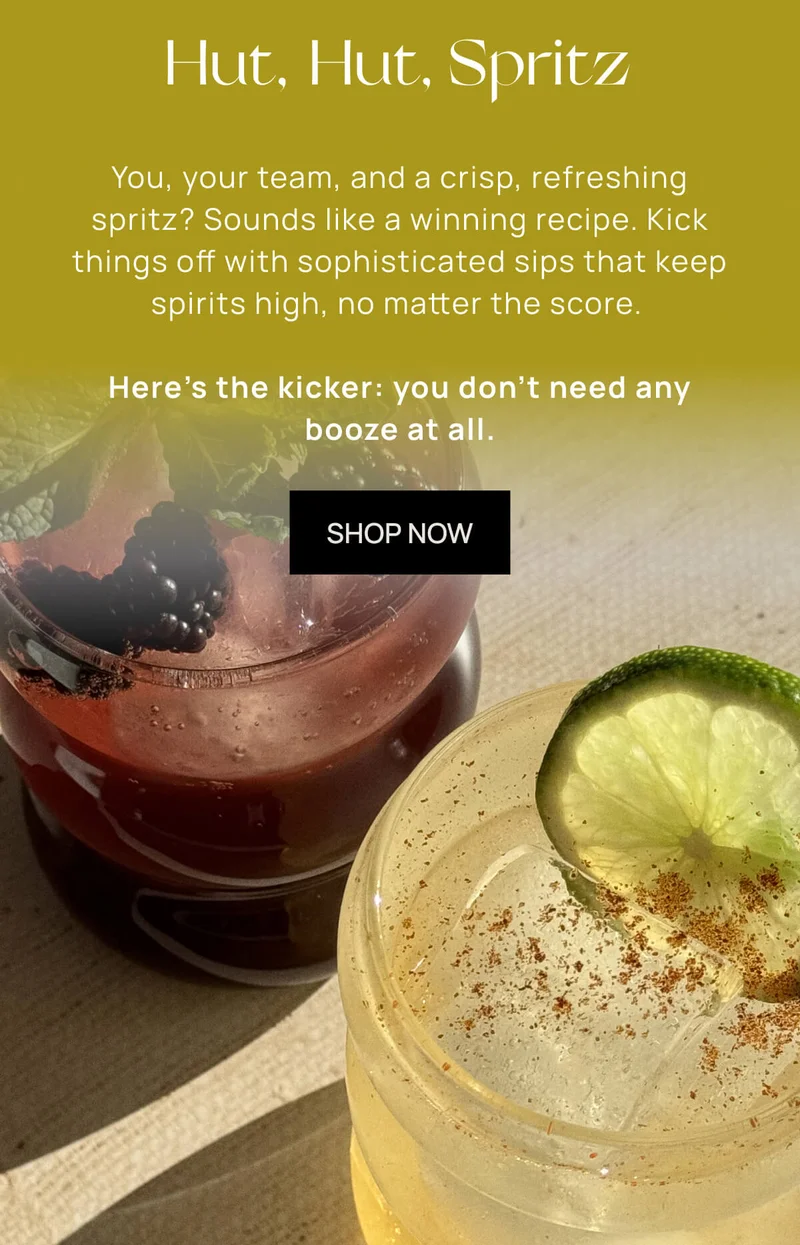 Hut, Hut, Spritz | SHOP NOW