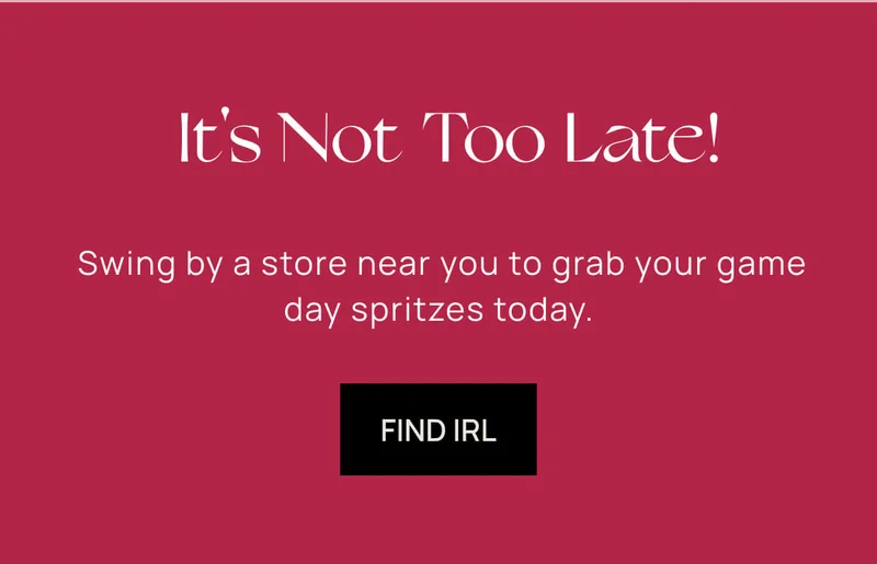 It's Not Too Late! | Find IRL