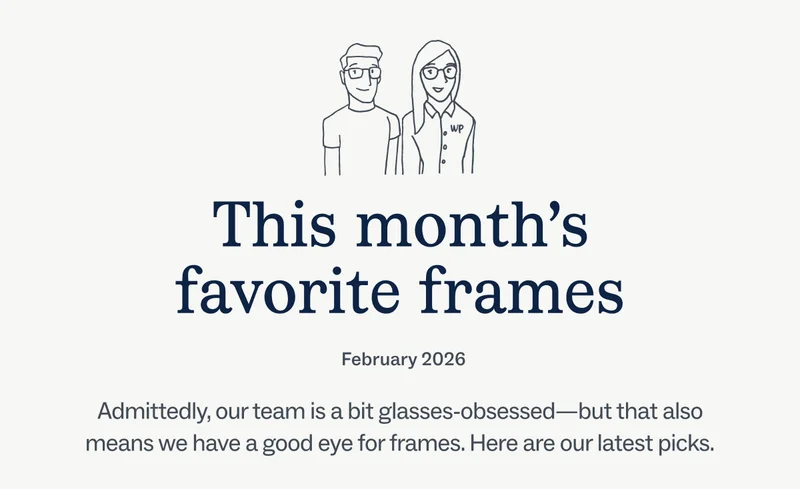 This month's favorite frames