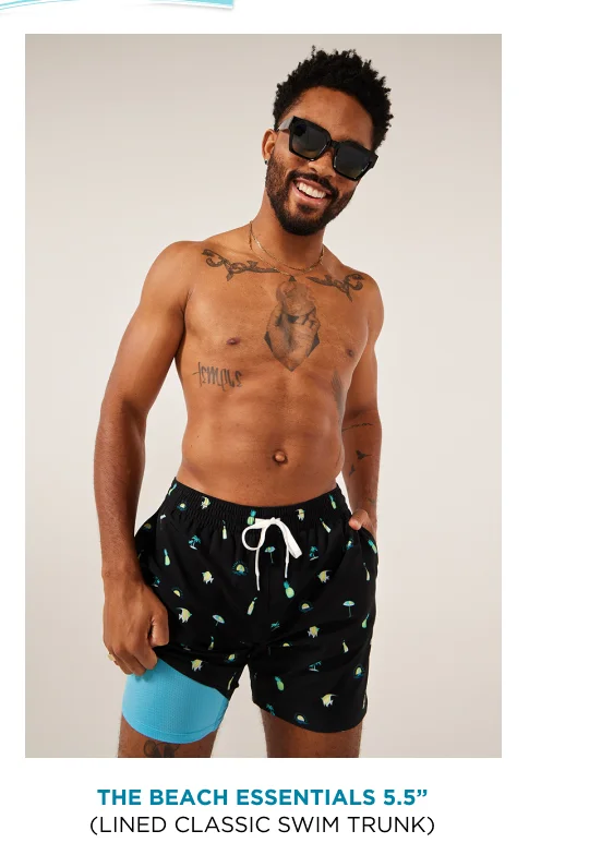 Lined Classic Swim Trunks: The Beach Essentials 5.5"