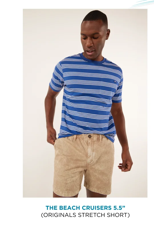 Original Stretch Shorts: The Beach Cruisers 5.5"