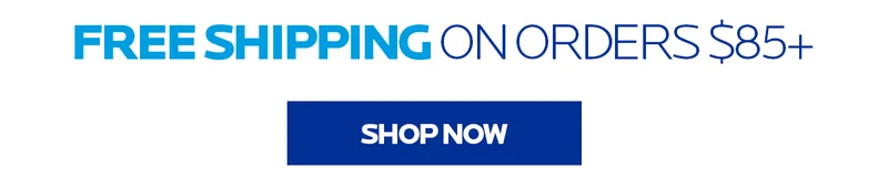 free shipping on orders $85+