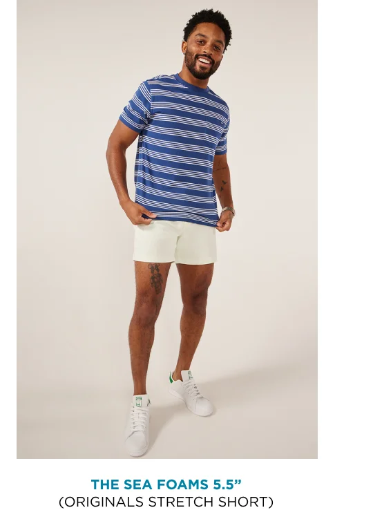 Originals Stretch Short: The Sea Foams 5.5"
