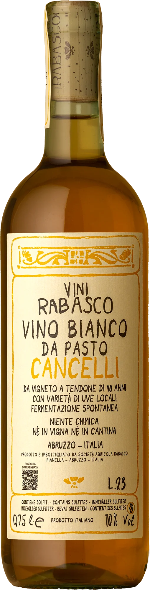 Image of Rabasco <BR> Cancelli Bianco Trebbiano 2023