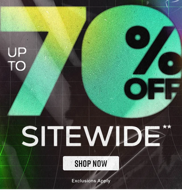 Long Weekend Sale Hours Left! Up to 70 Percent Off Sitewide. Exclusions Apply. Shop Now
