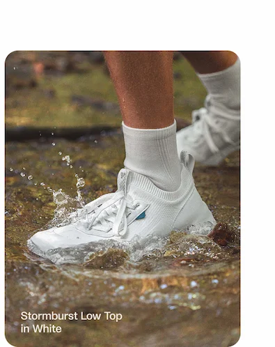 Stormburst Low Top in White