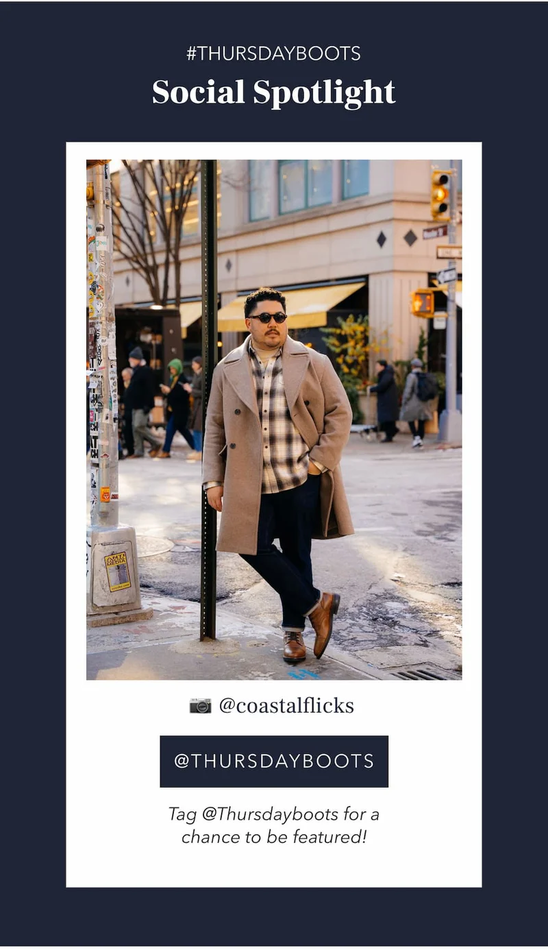 Follow us @Thursdayboots