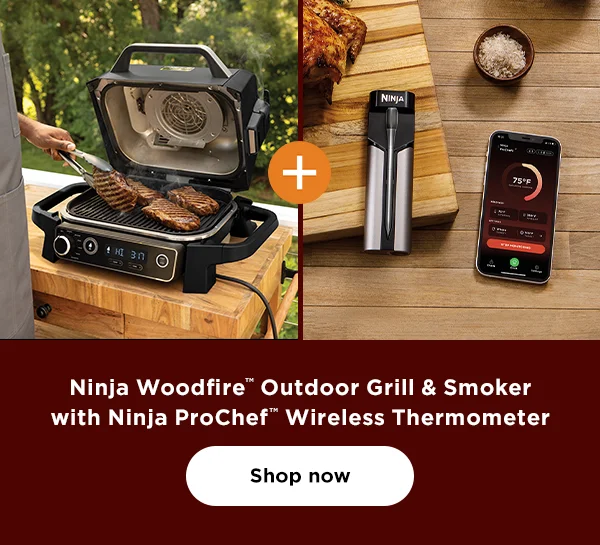 Ninja Woodfire™ Outdoor Grill & Smoker with Wireless Thermometer
