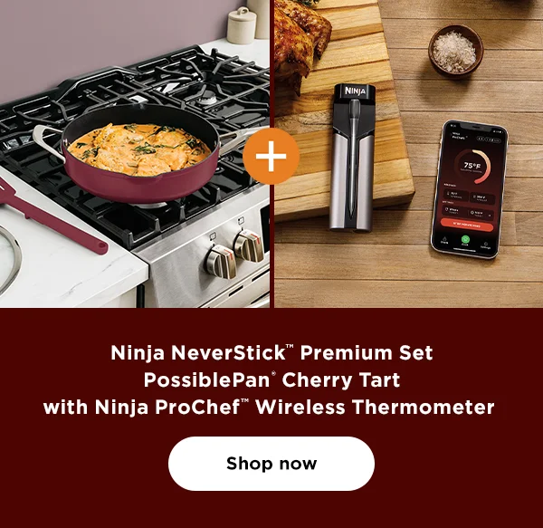 Ninja Neverstick™ Premium Set PossiblePan™ and Wireless Thermometer