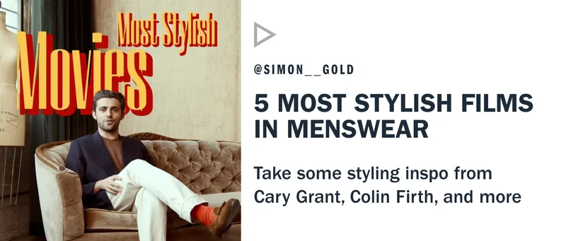 most stylish menswear films