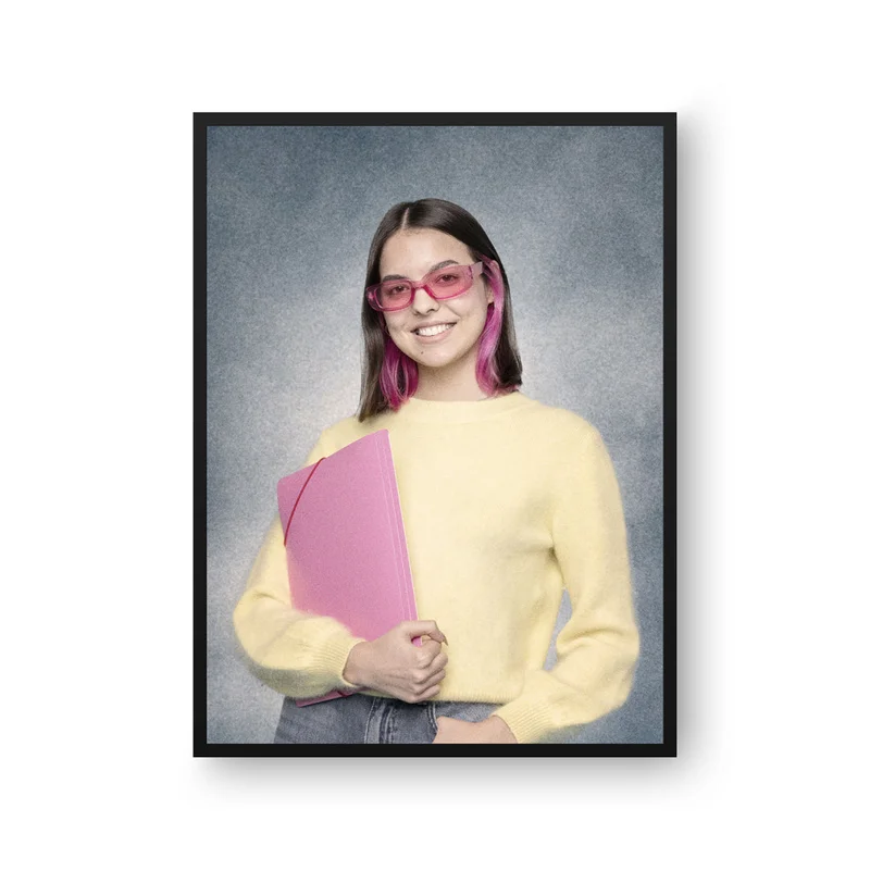 Image of College Yearbook Human Portrait