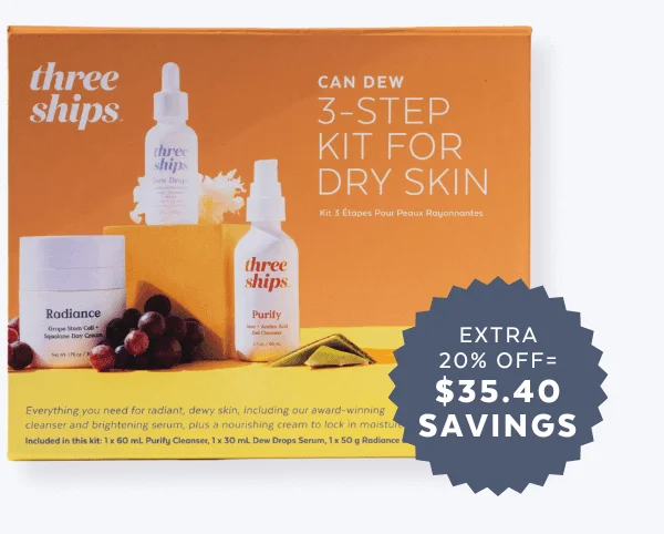 Can Dew 3-Step Kit for Glowing Skin