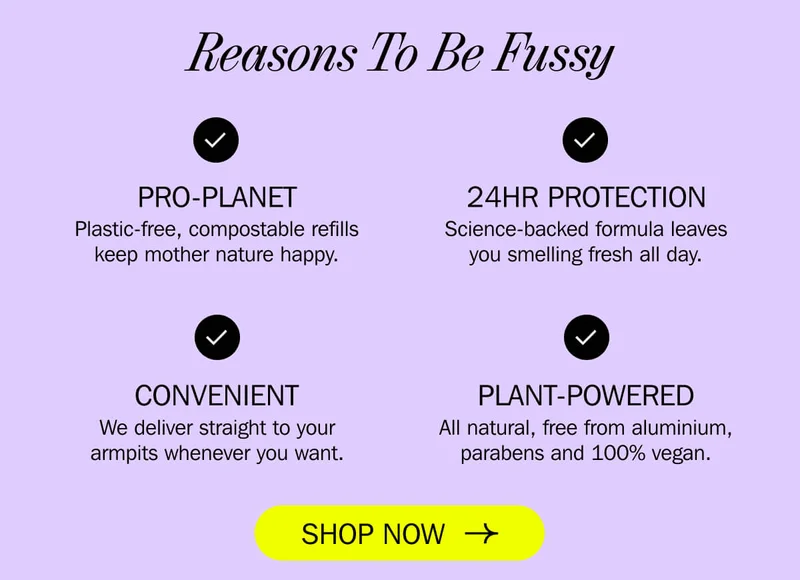 Reasons To Be Fussy
